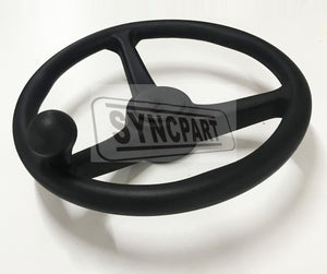 JCB PART ASSEMBLY STEERING WHEEL ABI INC. CAP & KNOB 332/G8146